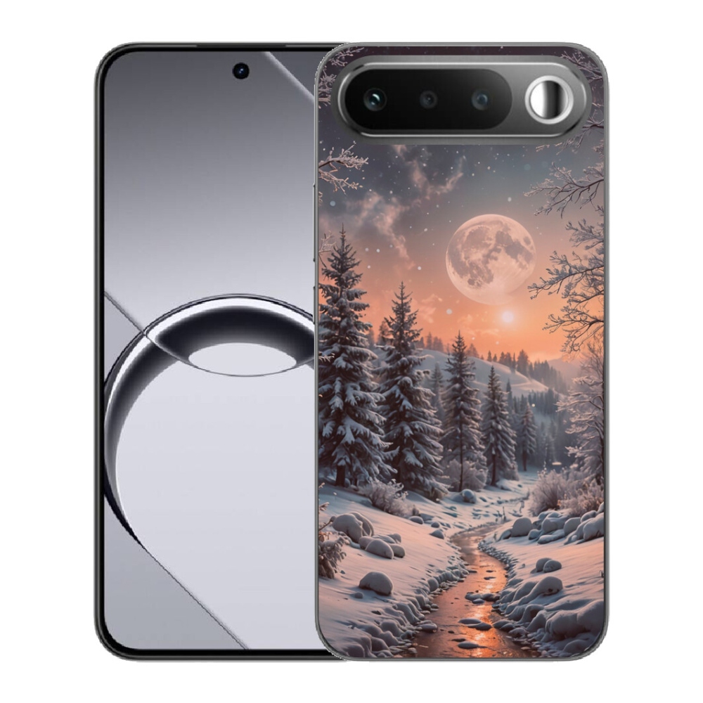 Gélový obal mmCase pre Realme 16 5G – zimná krajina 2