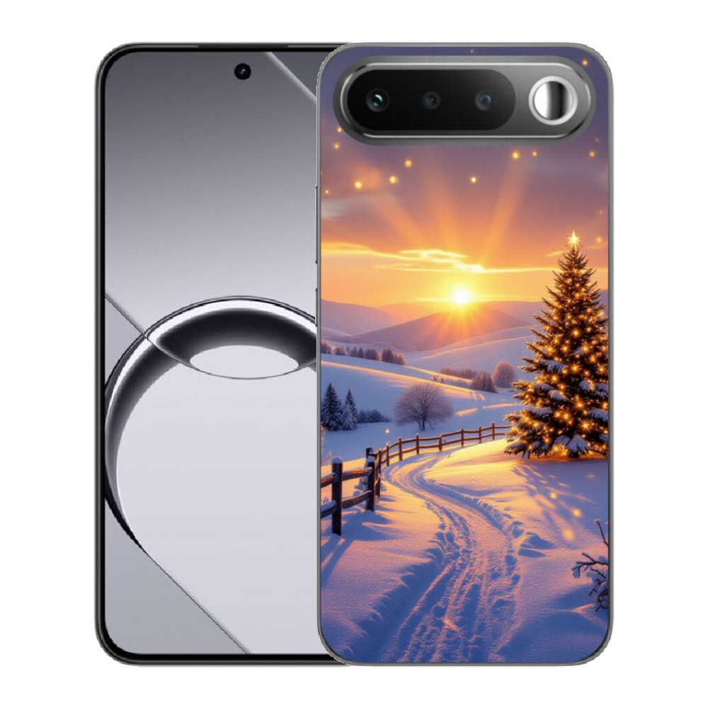 Gélový obal mmCase pre Realme 16 5G – zimná krajina