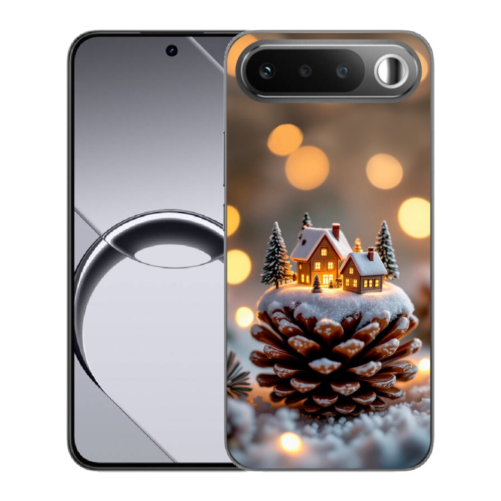 Gélový obal mmCase pre Realme 16 5G – zimná dedinka