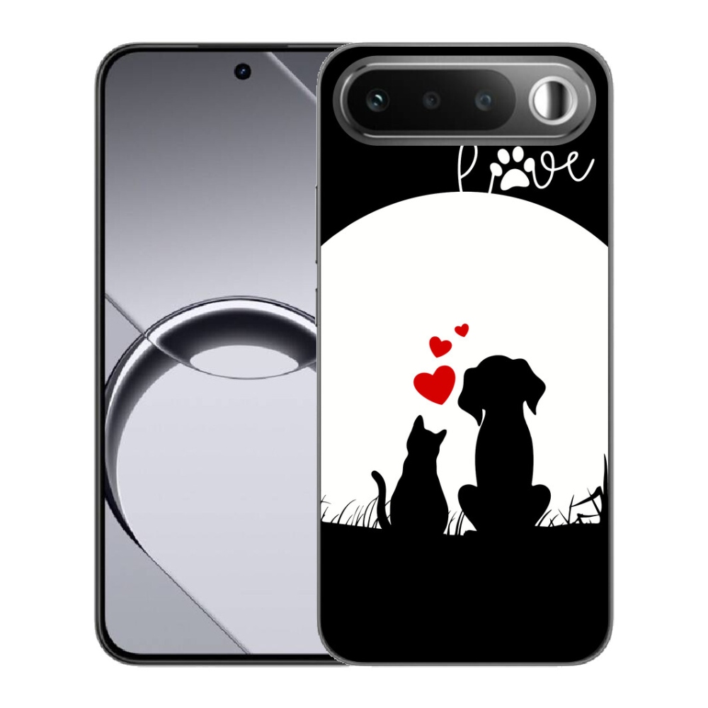 Gélový obal mmCase pre Realme 16 5G – láska k zvieratám