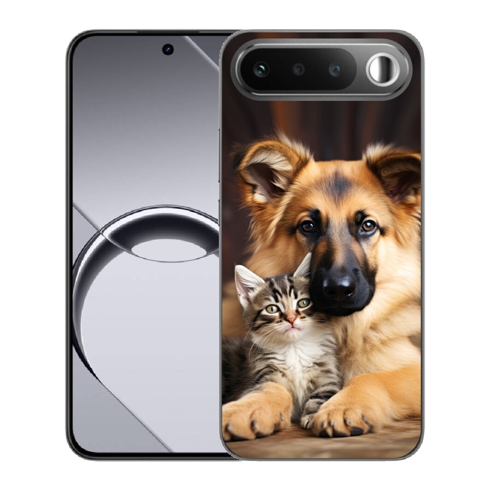 Gélový obal mmCase pre Realme 16 5G – priateľstvo so zvieratami