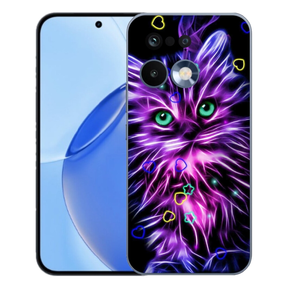 Gélový kryt mmCase na Realme 16 Pro - abstraktná mačka