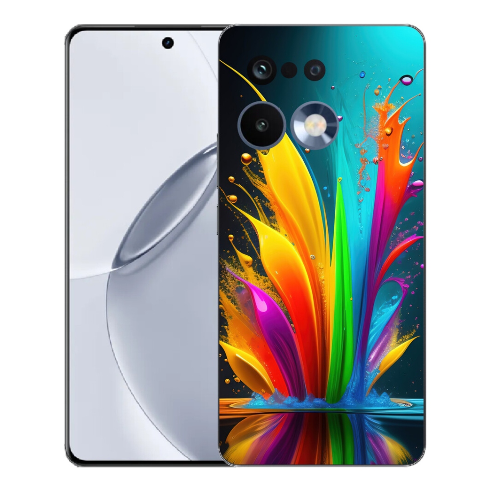 Gélový kryt mmCase na Realme 16 Pro+ - abstraktný motív 1