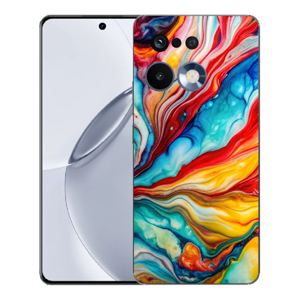 Gélový kryt mmCase na Realme 16 Pro+ - abstraktný motív 58