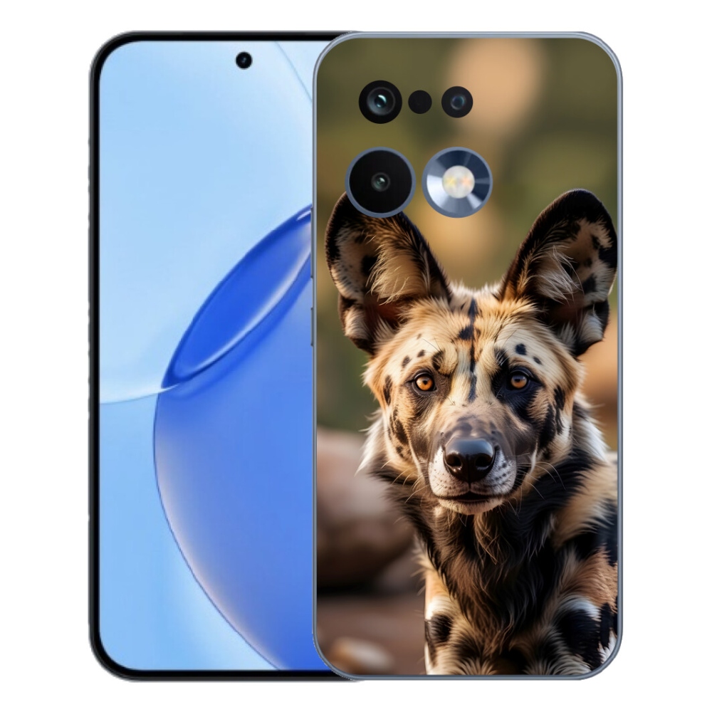 Gélový kryt mmCase na Realme 16 Pro - africký divoký pes