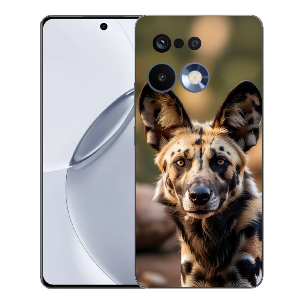 Gélový kryt mmCase na Realme 16 Pro+ - africký divoký pes