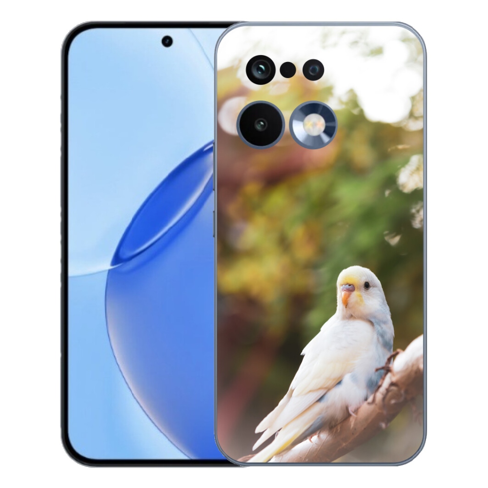 Gélový kryt mmCase na Realme 16 Pro - andulka biela