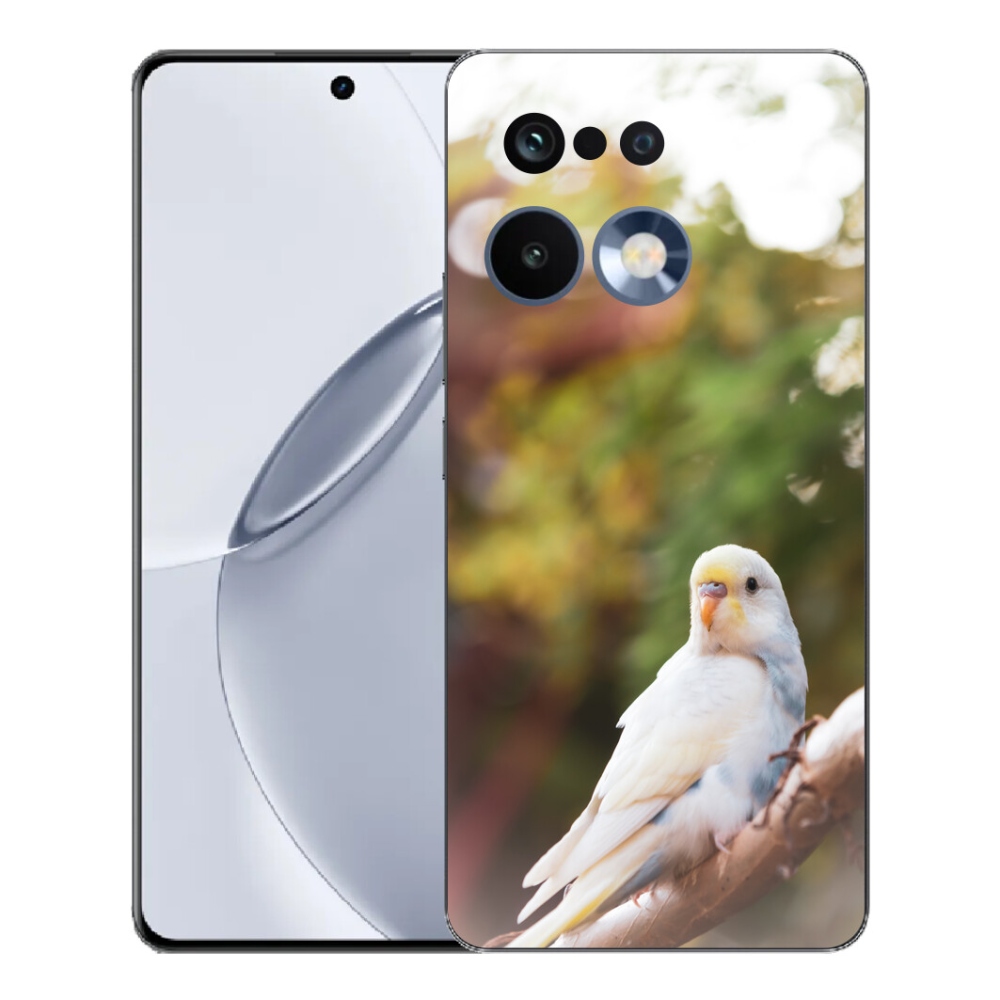 Gélový kryt mmCase na Realme 16 Pro+ - andulka biela