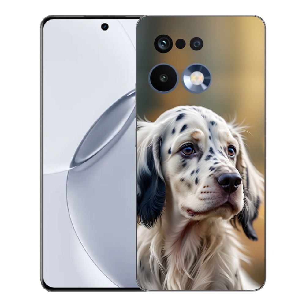 Gélový kryt mmCase na Realme 16 Pro+ - anglický seter