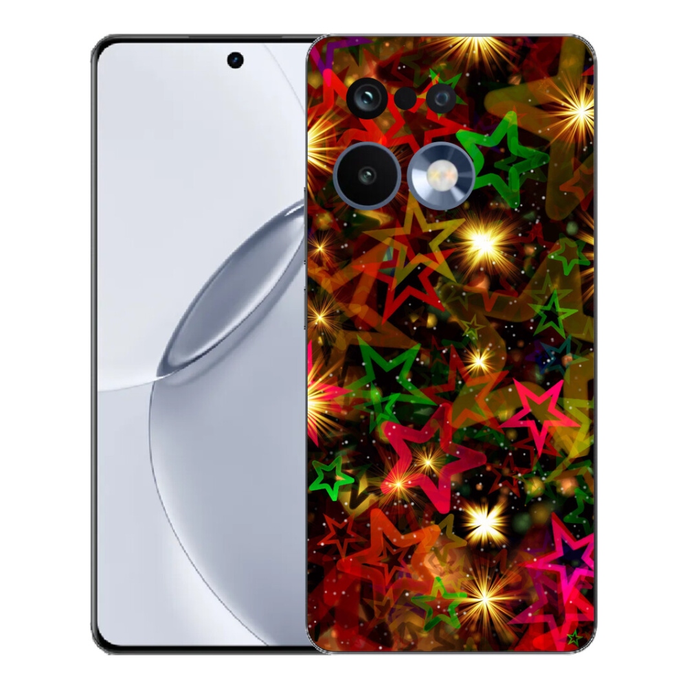 Gélový kryt mmCase na Realme 16 Pro+ - farebné hviezdičky