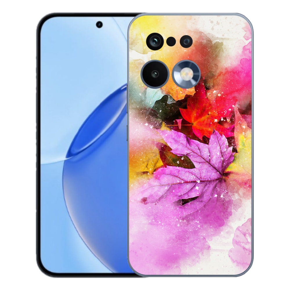 Gélový kryt mmCase na Realme 16 Pro - farebné listy