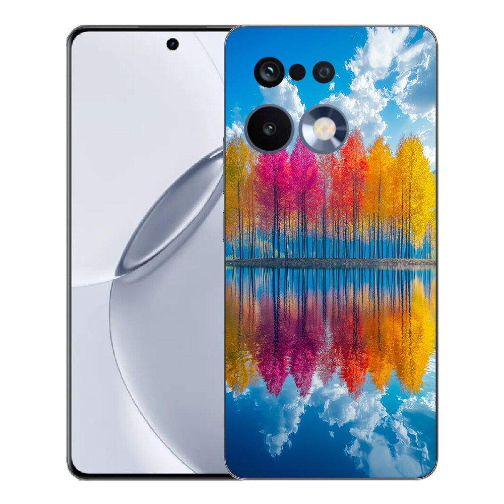 Gélový kryt mmCase na Realme 16 Pro+ - farebné stromy