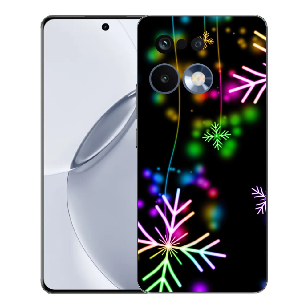 Gélový kryt mmCase na Realme 16 Pro+ - farebné vločky