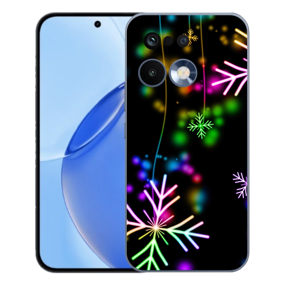 Gélový kryt mmCase na Realme 16 Pro - farebné vločky