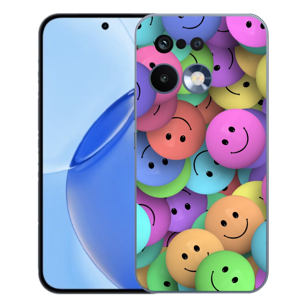 Gélový kryt mmCase na Realme 16 Pro - farební smajlíci