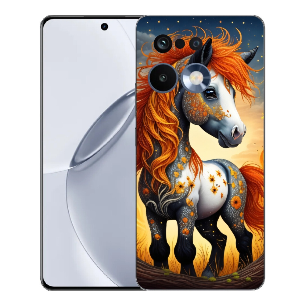 Gélový kryt mmCase na Realme 16 Pro+ - farebný poník