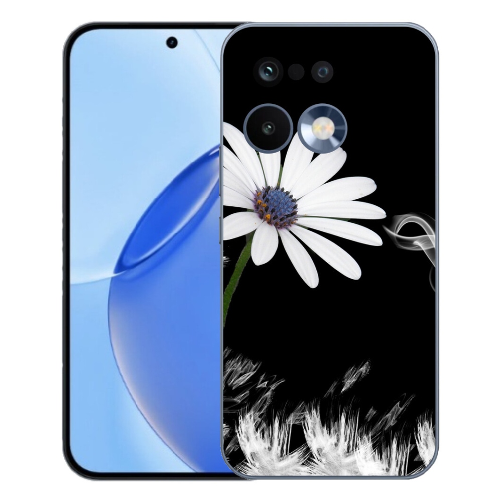 Gélový kryt mmCase na Realme 16 Pro - biela kvetina