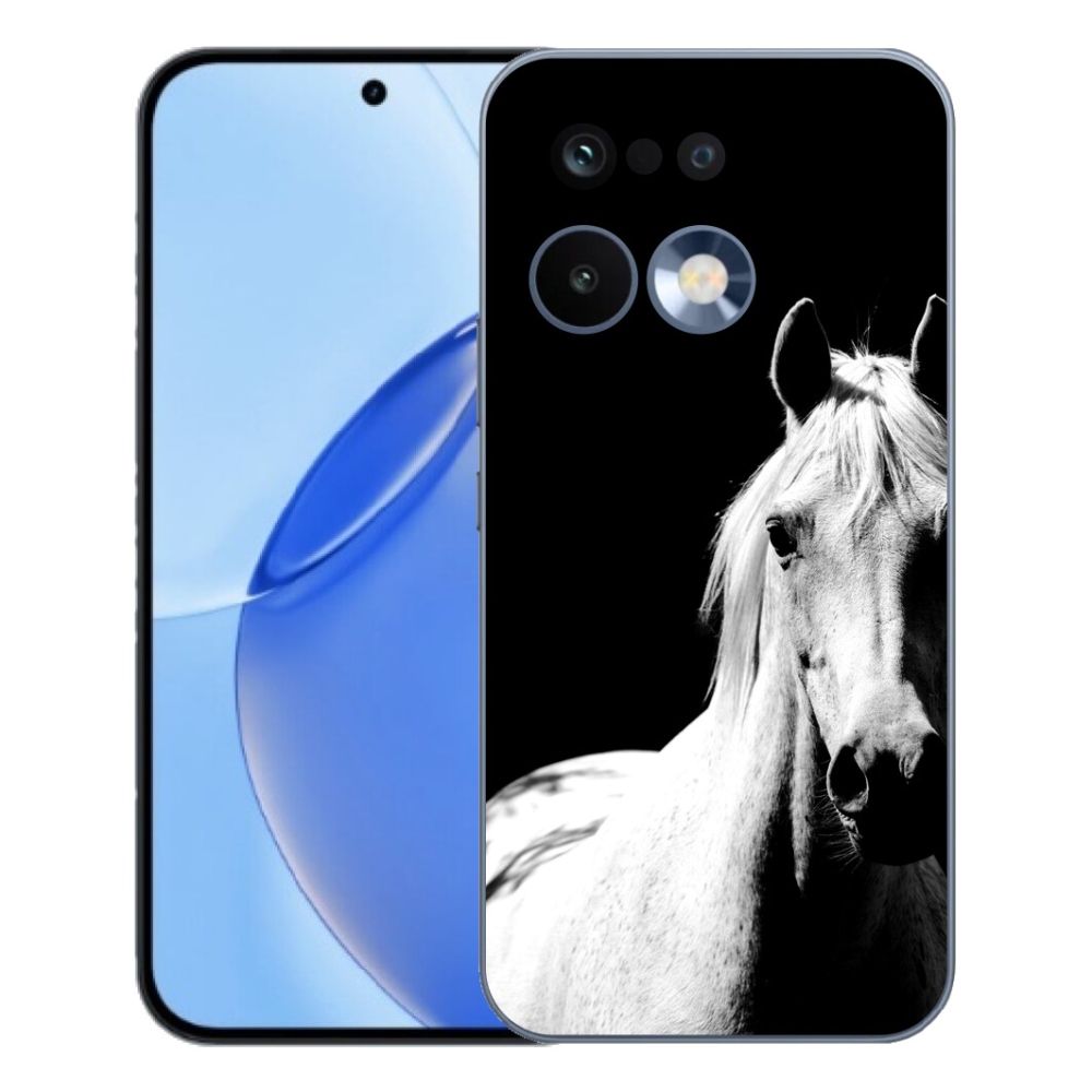 Gélový kryt mmCase na Realme 16 Pro - biely kôň 5