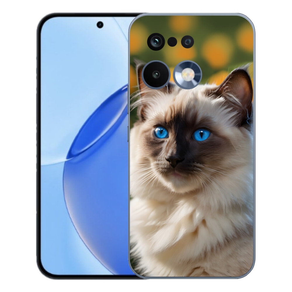 Gélový kryt mmCase na Realme 16 Pro - biely ragdoll