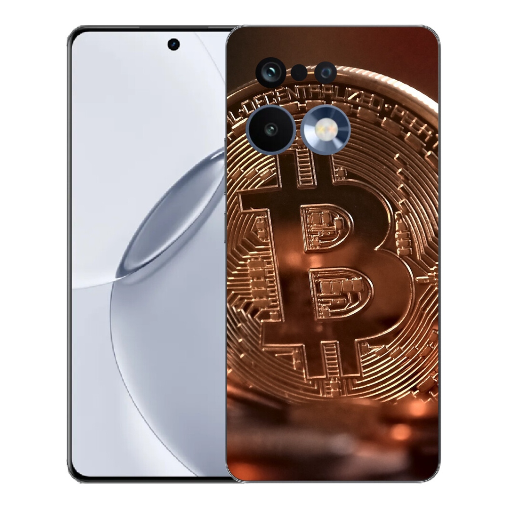 Gélový kryt mmCase na Realme 16 Pro+ - bitcoin