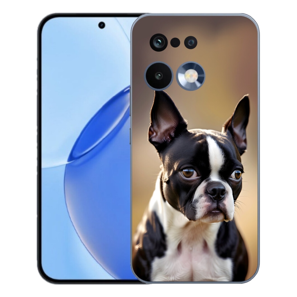 Gélový kryt mmCase na Realme 16 Pro - bostonský teriér