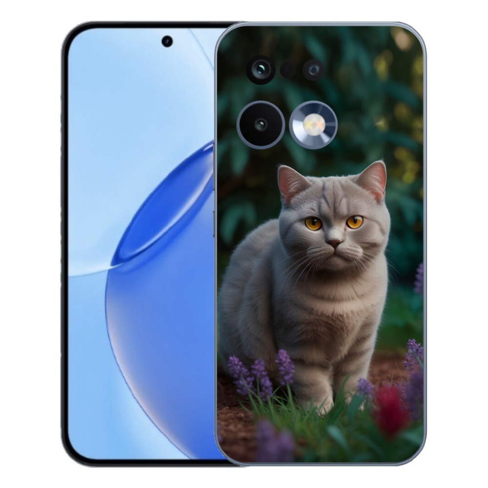 Gélový kryt mmCase na Realme 16 Pro - britská mačka