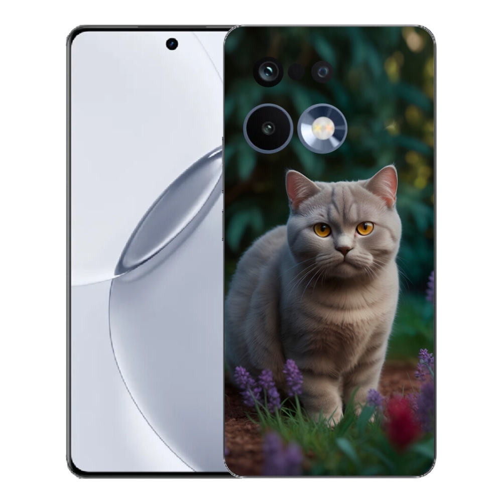 Gélový kryt mmCase na Realme 16 Pro+ - britská mačka