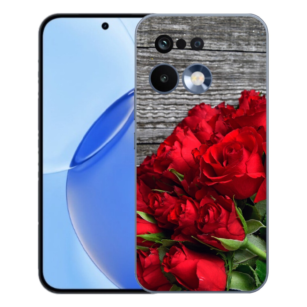 Gélový kryt mmCase na Realme 16 Pro - červené ruže