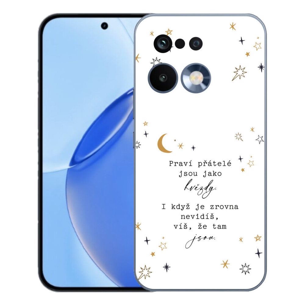Gélový kryt mmCase na Realme 16 Pro - citát 6 biele pozadie