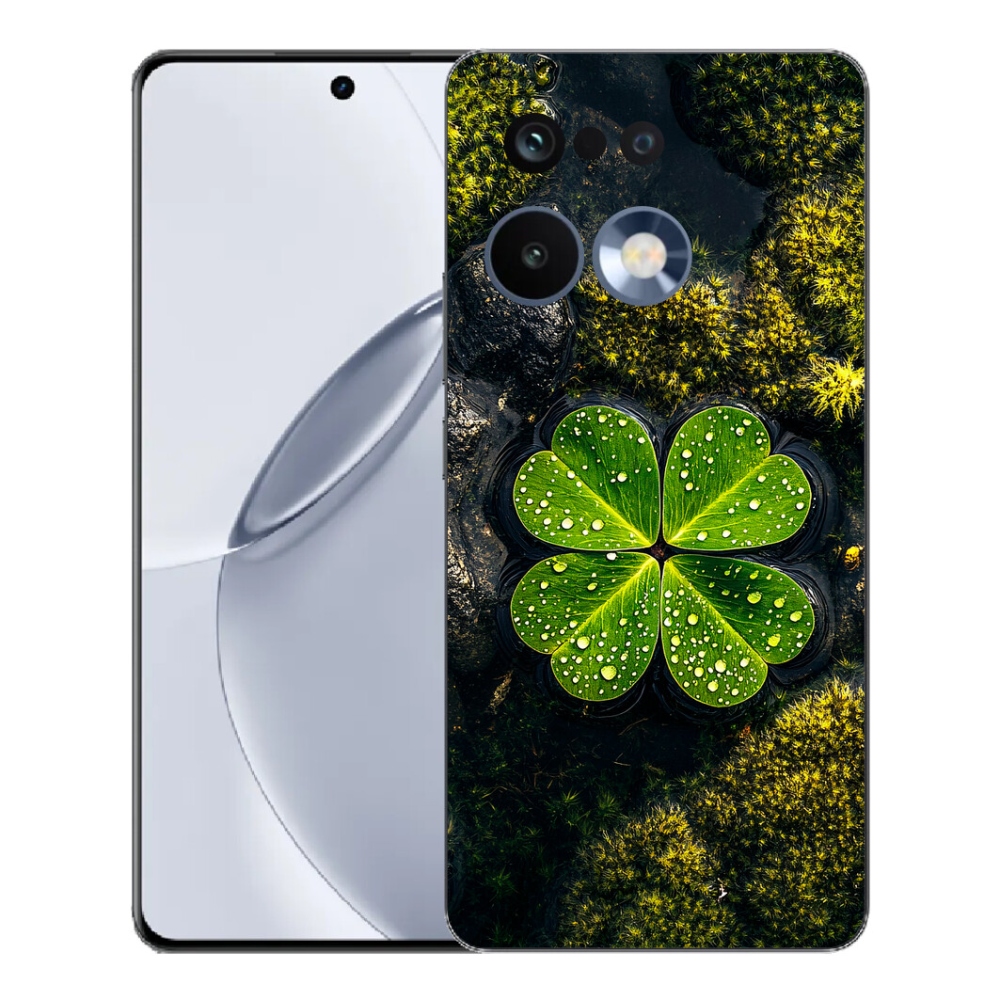 Gélový kryt mmCase na Realme 16 Pro+ - štvorlístok