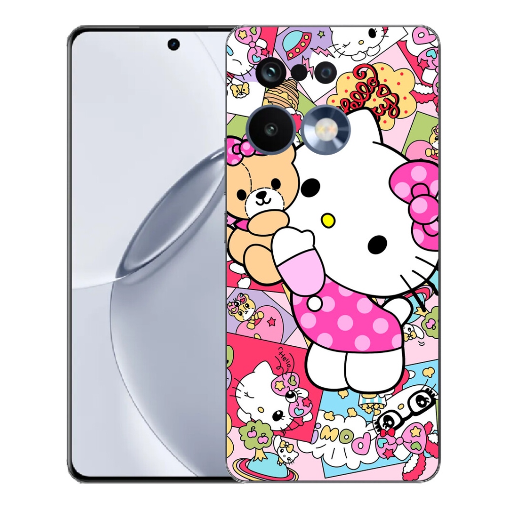 Gélový kryt mmCase na Realme 16 Pro+ - cute kitty