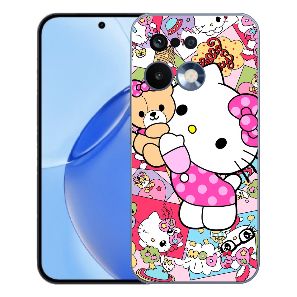 Gélový kryt mmCase na Realme 16 Pro - cute kitty
