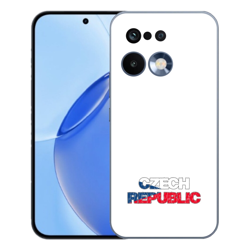 Gélový kryt mmCase na Realme 16 Pro - Slovak Republic biele pozadie