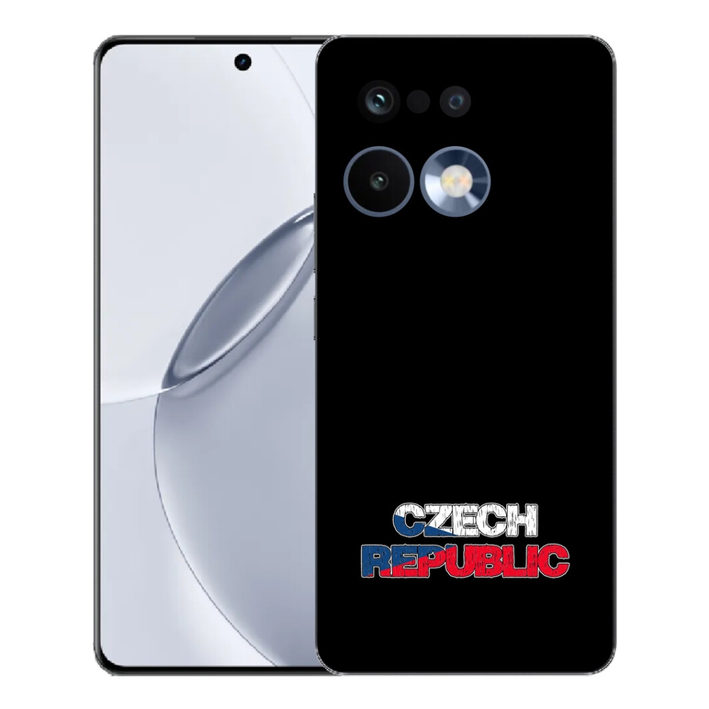 Gélový kryt mmCase na Realme 16 Pro+ - Slovak Republic čierne pozadie