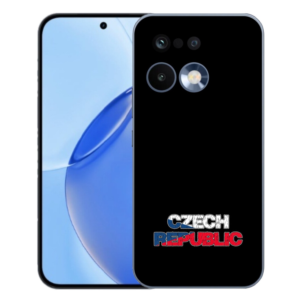 Gélový kryt mmCase na Realme 16 Pro - Slovak Republic čierne pozadie