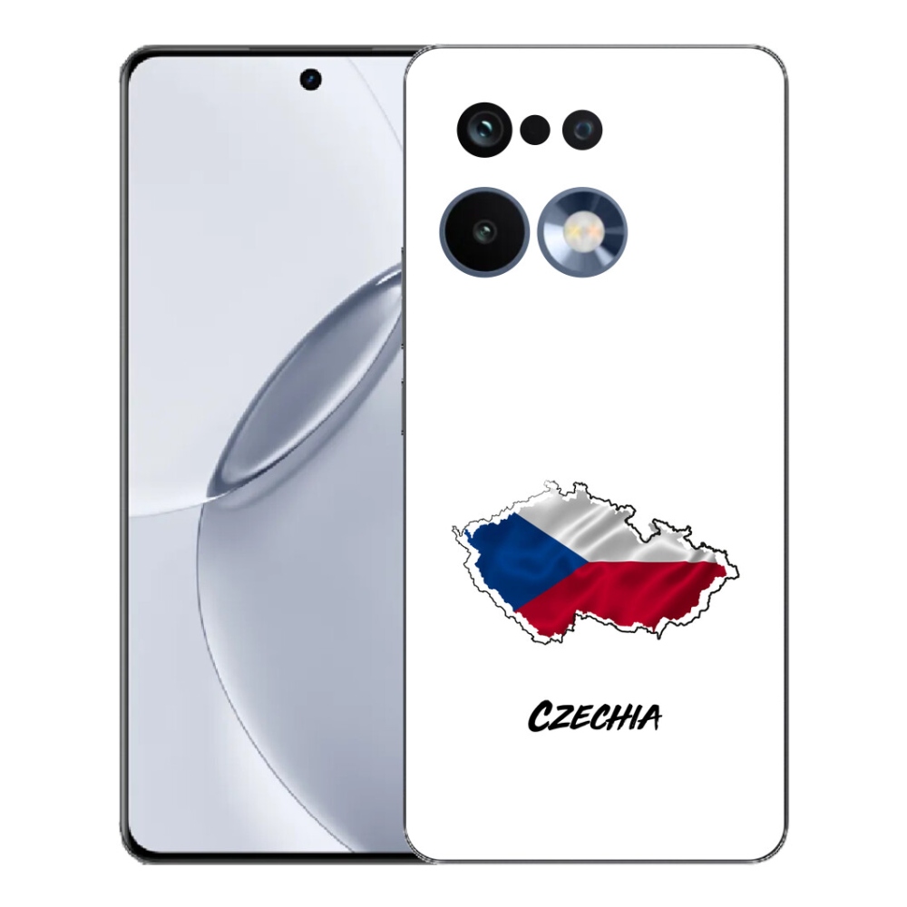 Gélový kryt mmCase na Realme 16 Pro+ - Slovakia biele pozadie