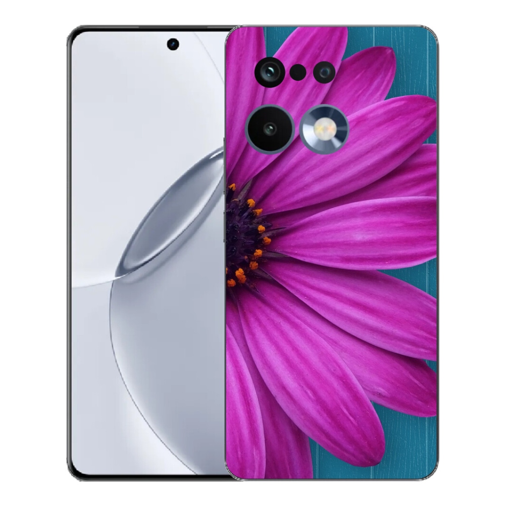 Gélový kryt mmCase na Realme 16 Pro+ - fialová margaréta