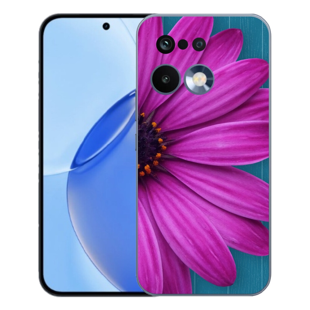 Gélový kryt mmCase na Realme 16 Pro - fialová margaréta