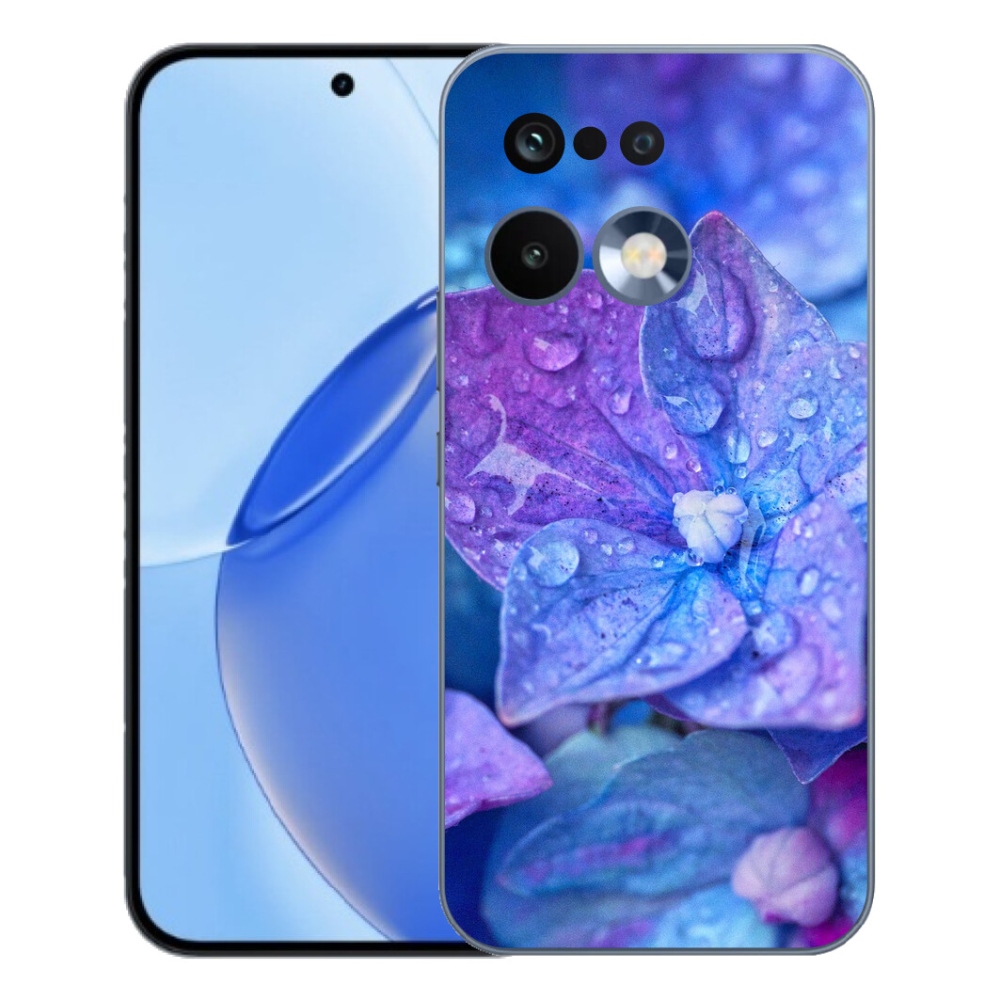 Gélový kryt mmCase na Realme 16 Pro - fialový kvet
