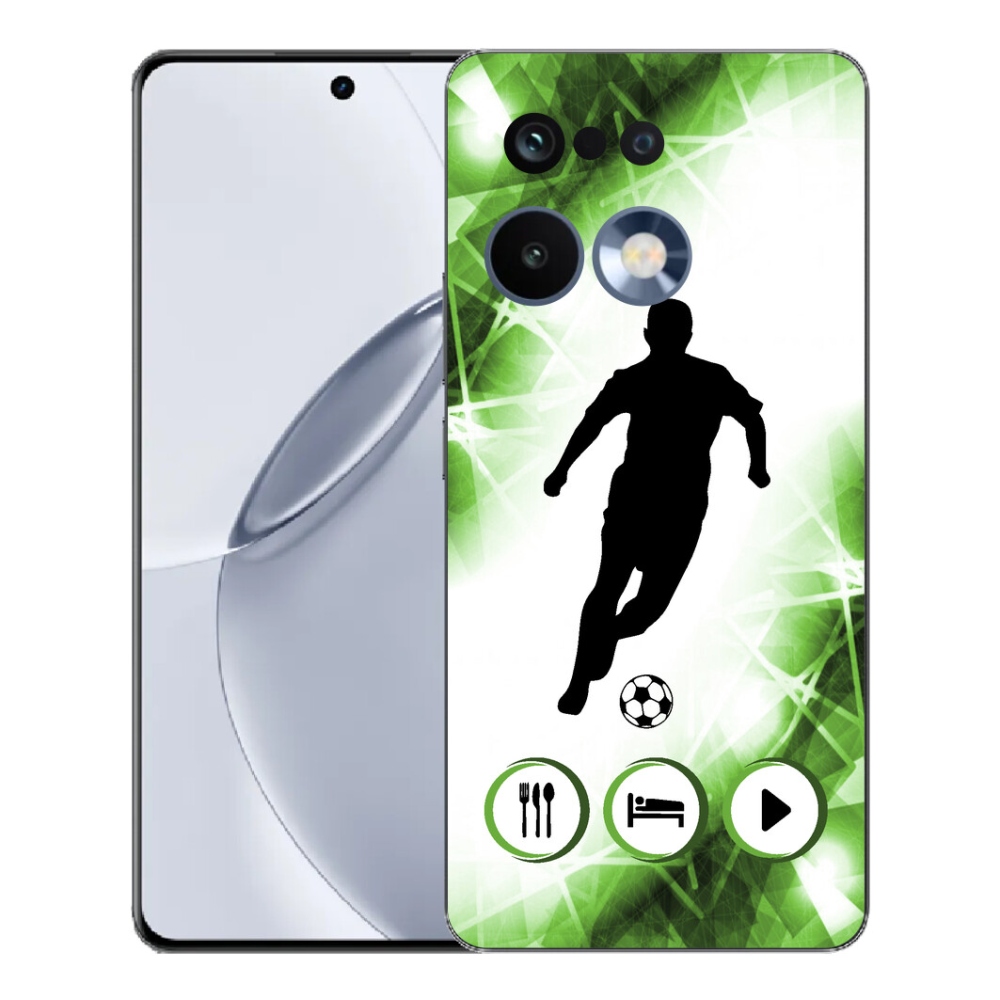 Gélový kryt mmCase na Realme 16 Pro+ - futbalista