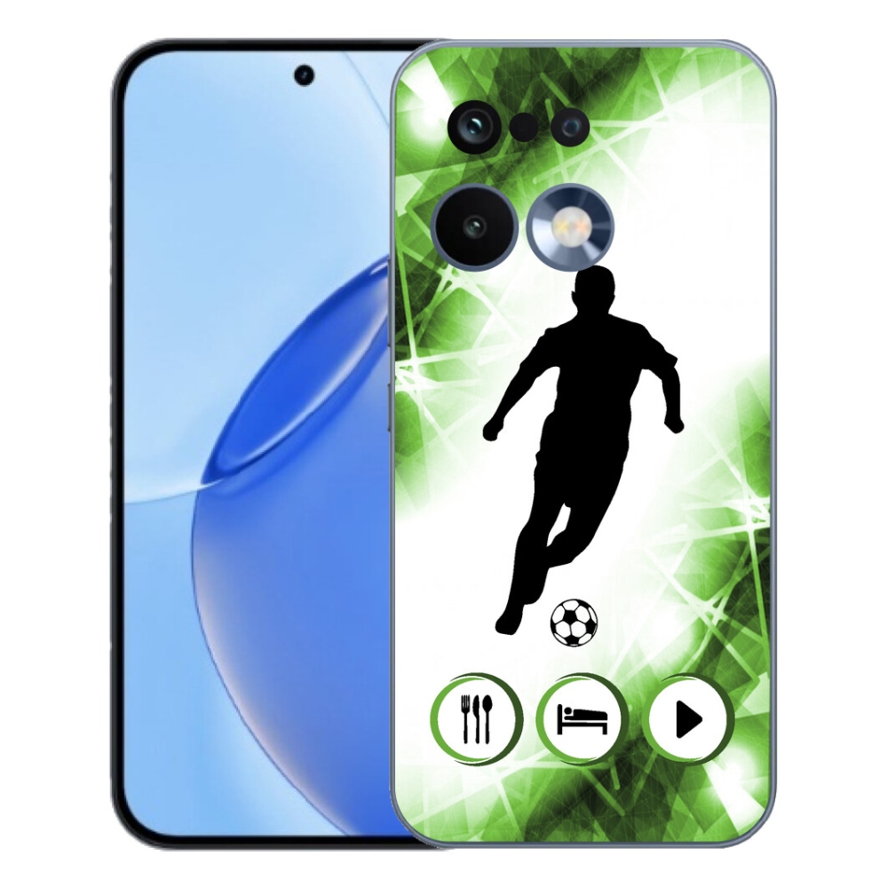 Gélový kryt mmCase na Realme 16 Pro - futbalista