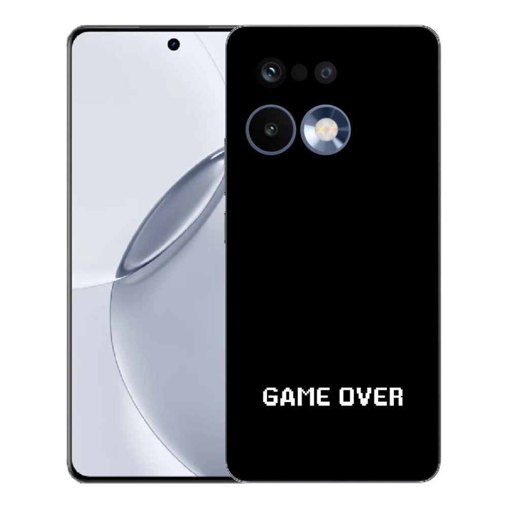 Gélový kryt mmCase na Realme 16 Pro+ - game over čierne pozadie