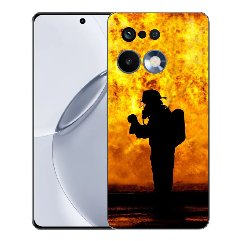 Gélový kryt mmCase na Realme 16 Pro+ - hasič