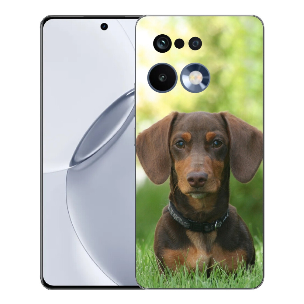 Gélový kryt mmCase na Realme 16 Pro+ - hnedý jazvečík