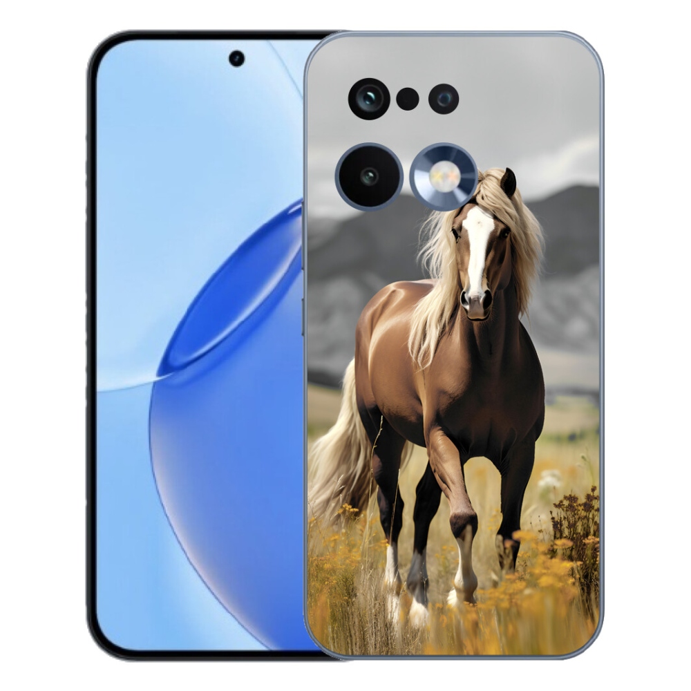 Gélový kryt mmCase na Realme 16 Pro - hnedý kôň 1