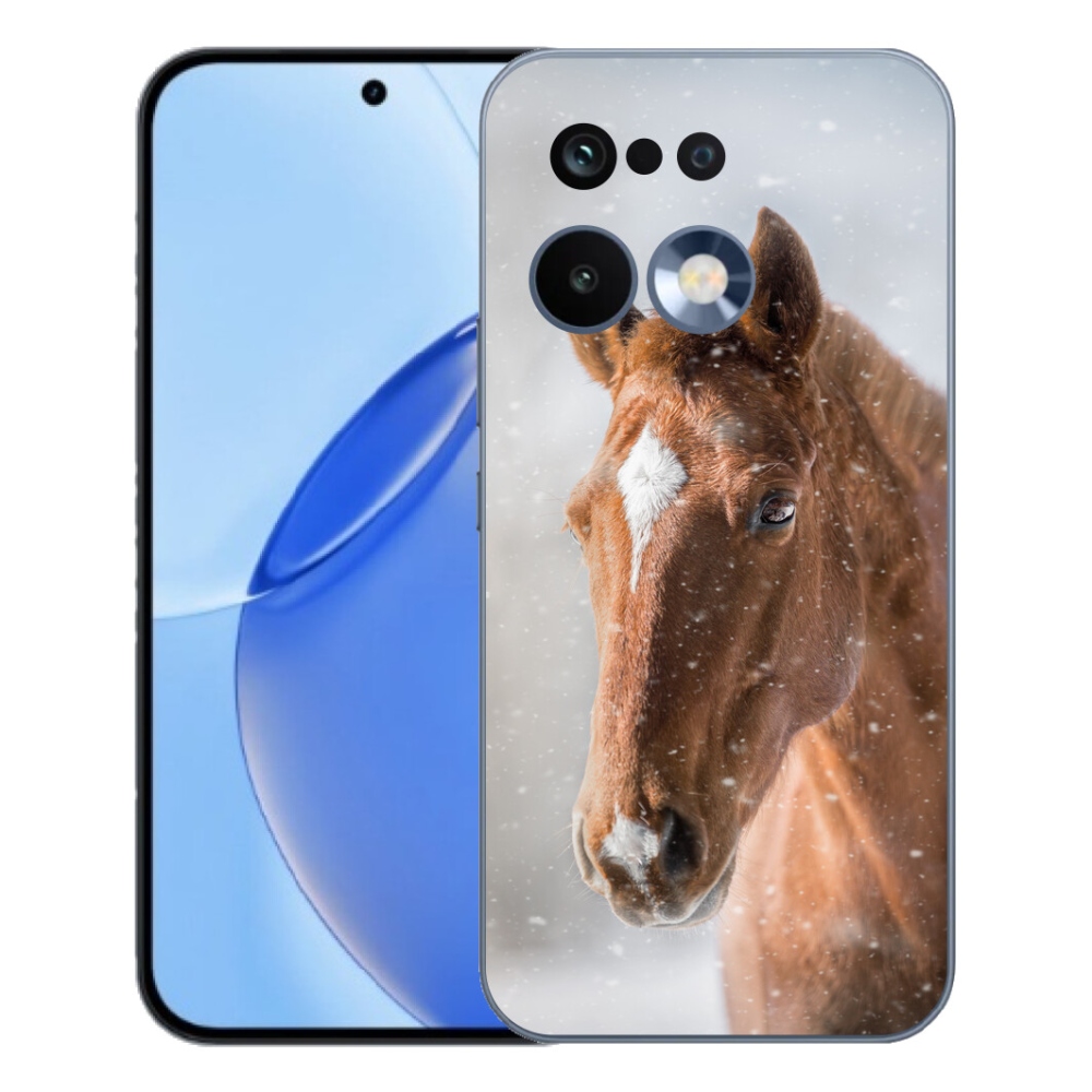 Gélový kryt mmCase na Realme 16 Pro - hnedý kôň 2