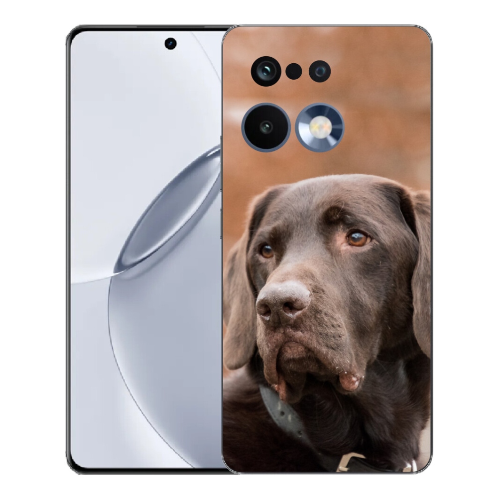 Gélový kryt mmCase na Realme 16 Pro+ - hnedý labrador