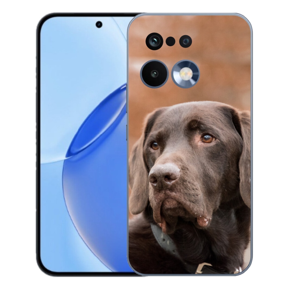 Gélový kryt mmCase na Realme 16 Pro - hnedý labrador