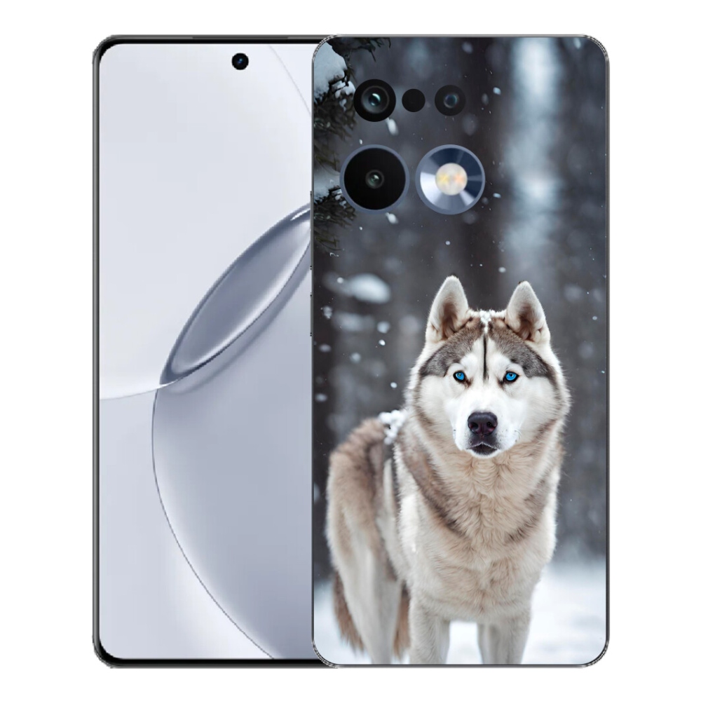 Gélový kryt mmCase na Realme 16 Pro+ - husky 2
