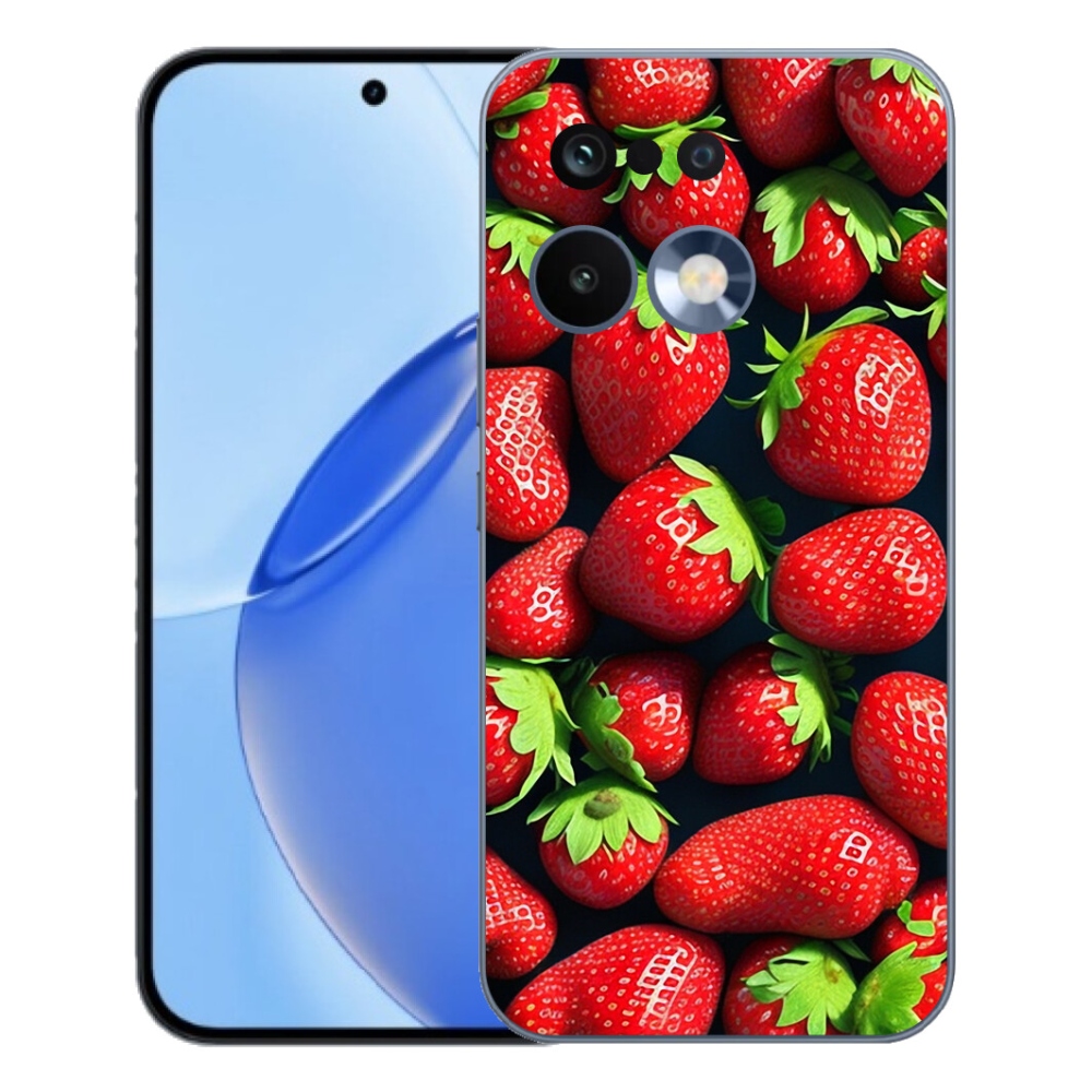 Gélový kryt mmCase na Realme 16 Pro - jahody
